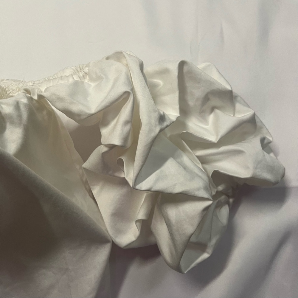 Johanna Ortiz Tulum Off Shoulder Blouse Top White XS - Picture 11 of 11